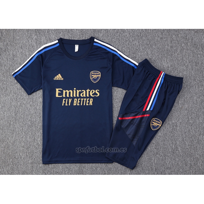 Chandal del Arsenal Manga Corta 2023-2024 Azul - Pantalon Corto